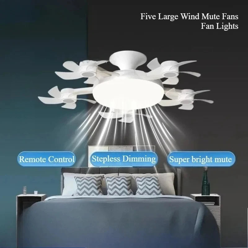 RTONTR LED Ceiling Fan Light | Remote Control & Dimming LED Ceiling Fan Light Babs