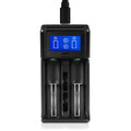 Alasicka Universal Battery Charger – USB, Multi-Type Cells Battery Charger Babs black