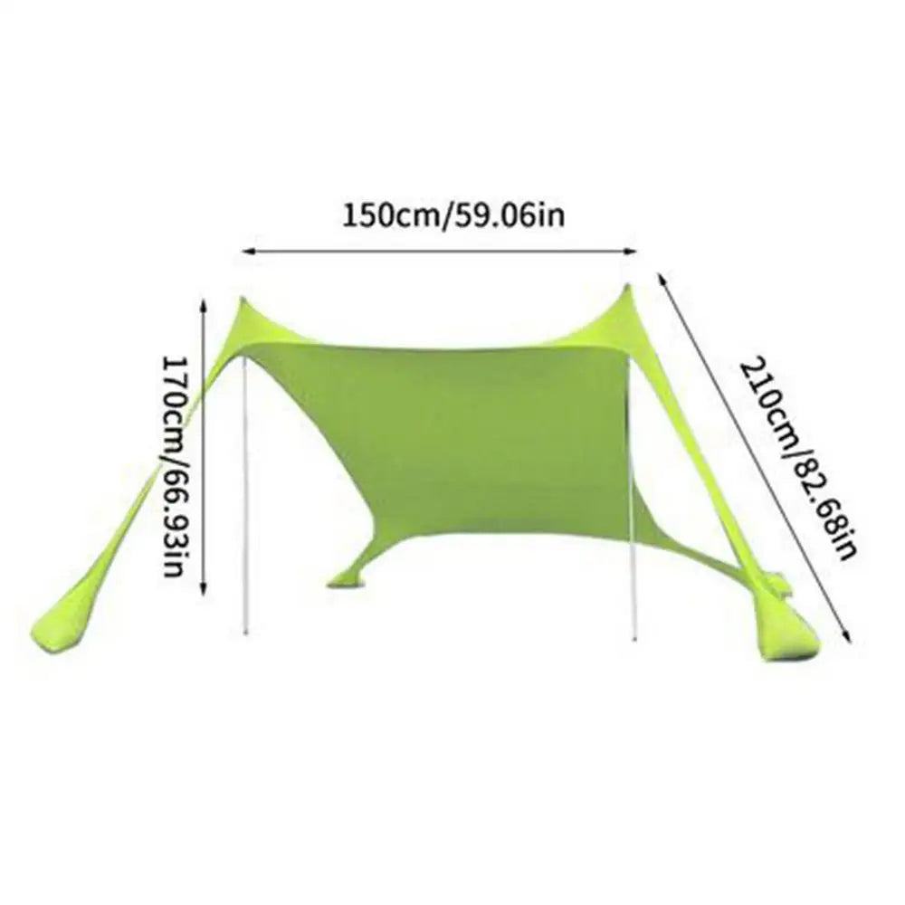 Pop-Up Beach Canopy Tent | 98% UV Protection, 1–3 Person Beach Canopy Tent Babs Green