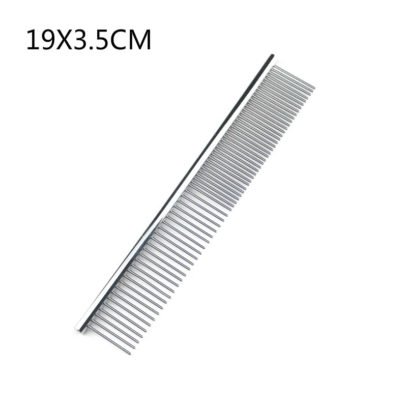 Stainless Steel Dog & Cat Dematting Comb 16/19cm Grooming Pet Grooming Comb Babs A
