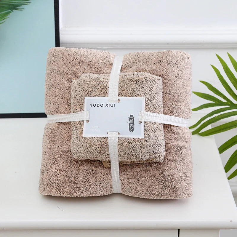 Bamboo Charcoal Coral Velvet Bath Towel – Soft & Quick-Dry Bath Towel Babs