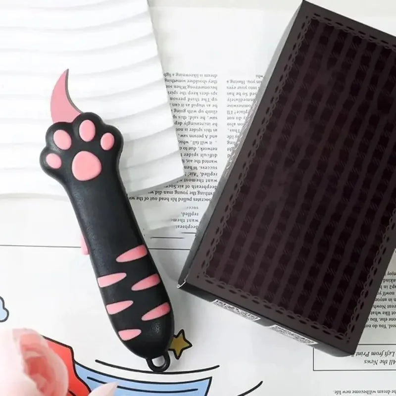 Mini Cat Paw Utility Knife – Cute Box Cutter for Crafts Utility Knife Babs