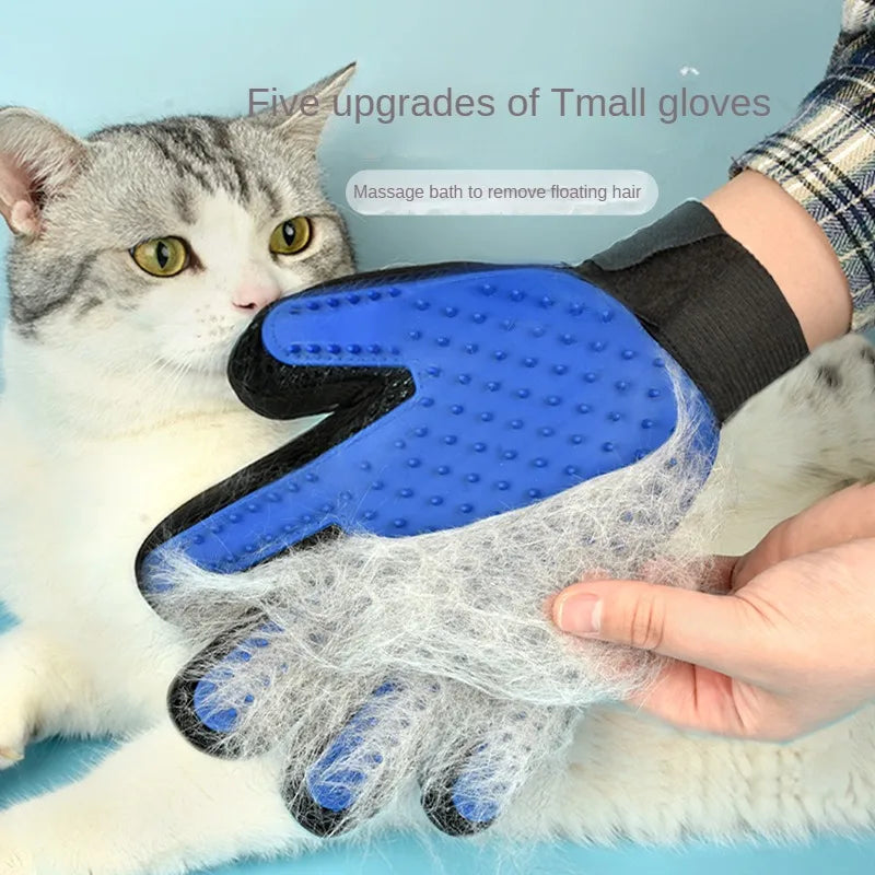 Silicone Pet Grooming Gloves – Dog & Cat Hair Removal Brush Pet Grooming Gloves Babs