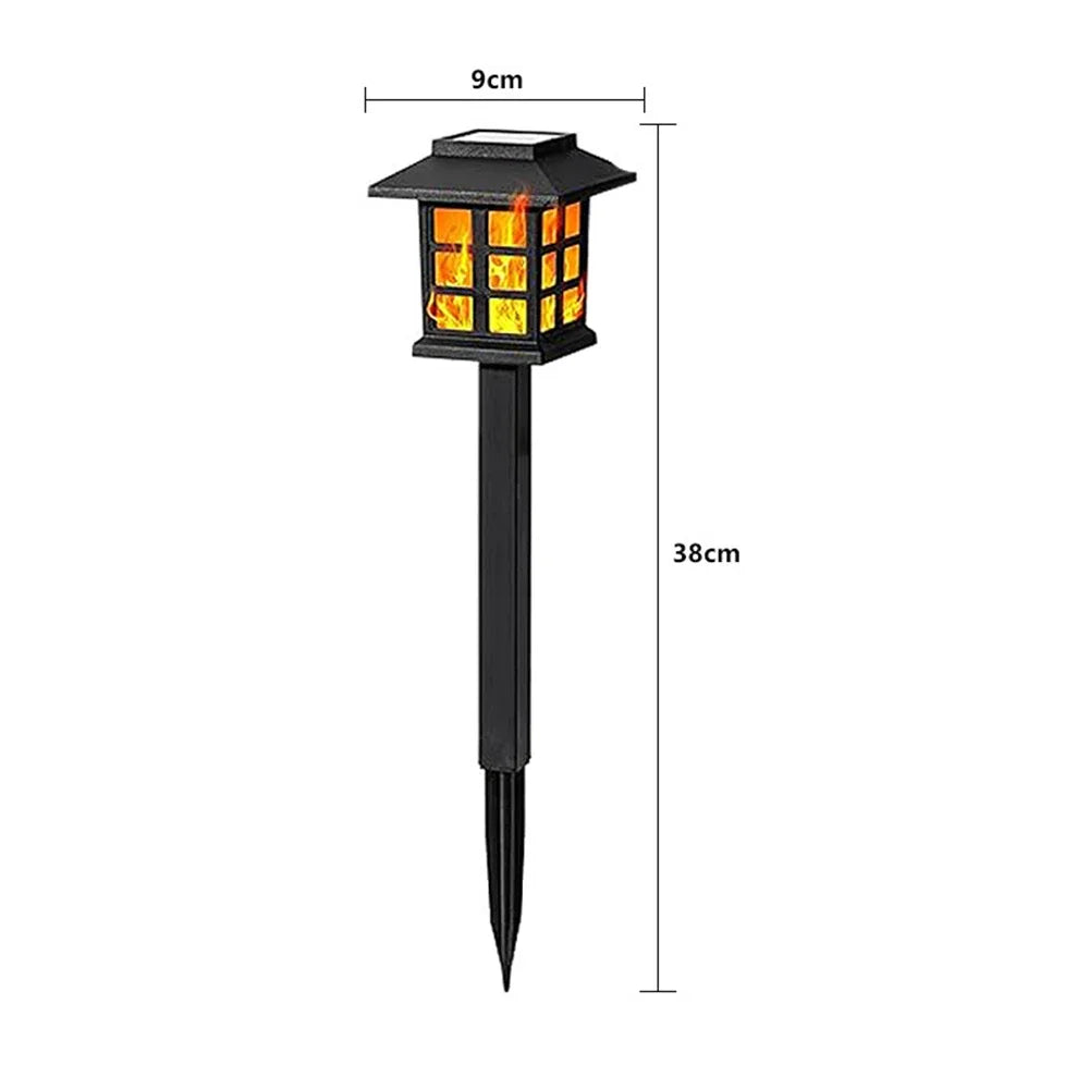 Solar Flame Torch Lights 10 LED Flickering Outdoor Garden Lamp Solar Garden Torch Babs