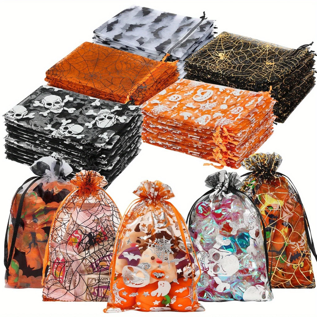 40pcs Drawstring Lace Gift Bags – Halloween & Party Favors Party Favor Bags Babs