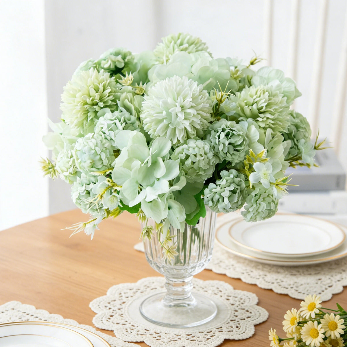Silk Hydrangea Artificial Flowers for Wedding & Home Décor Artificial Silk Flowers Babs