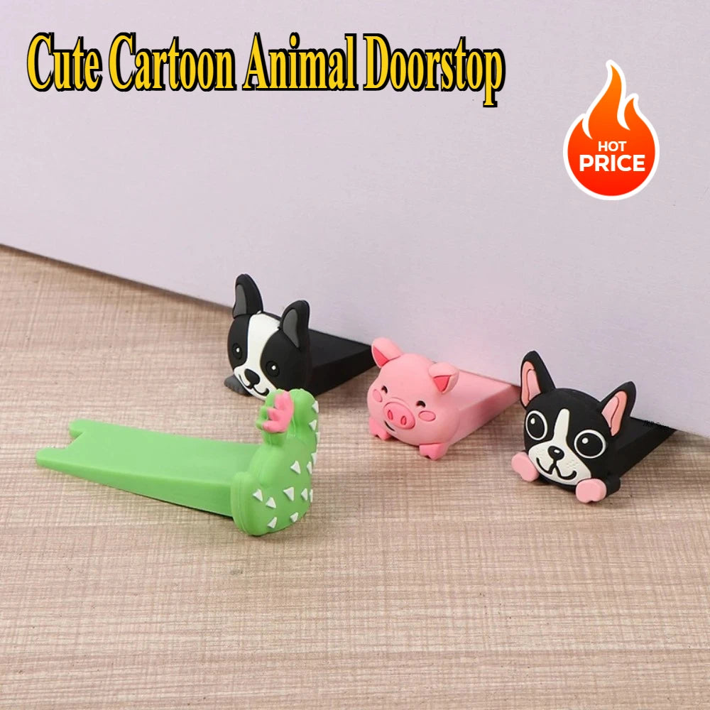 Floor Door Stopper – Anti-Slam No-Drill PU Rubber Wedge Floor Door Stopper Babs