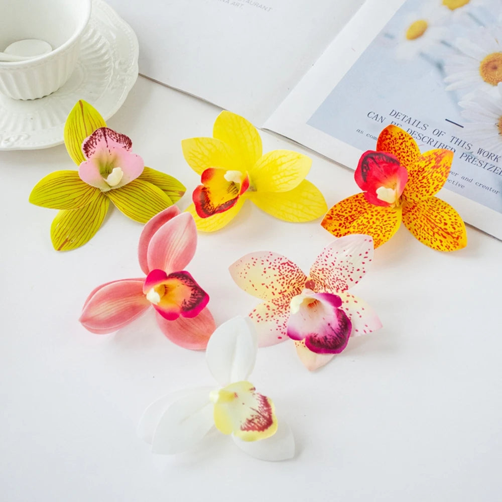 20/40PCS Silk Orchid Artificial Flowers – Wedding & Home Decor Artificial Silk Flowers Babs