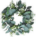 Artificial Eucalyptus Wreath – Wedding & Home Door Décor Artificial Wreath Babs green 40cm