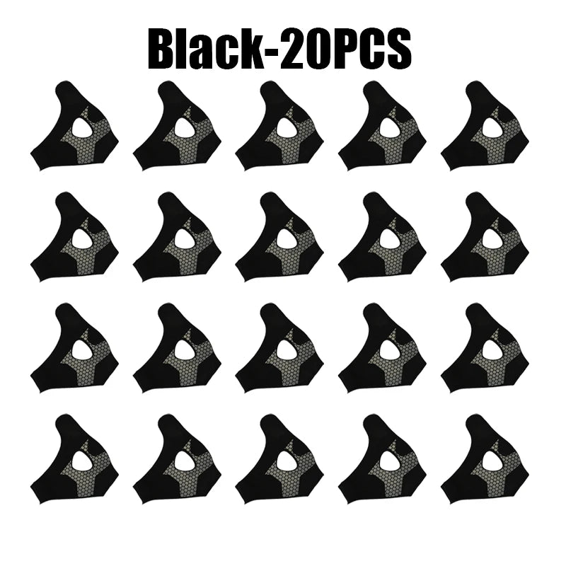 Breathable Ankle Brace Strap – Heel Support for Sports Ankle Brace Strap Babs Black 20PCS 41-46