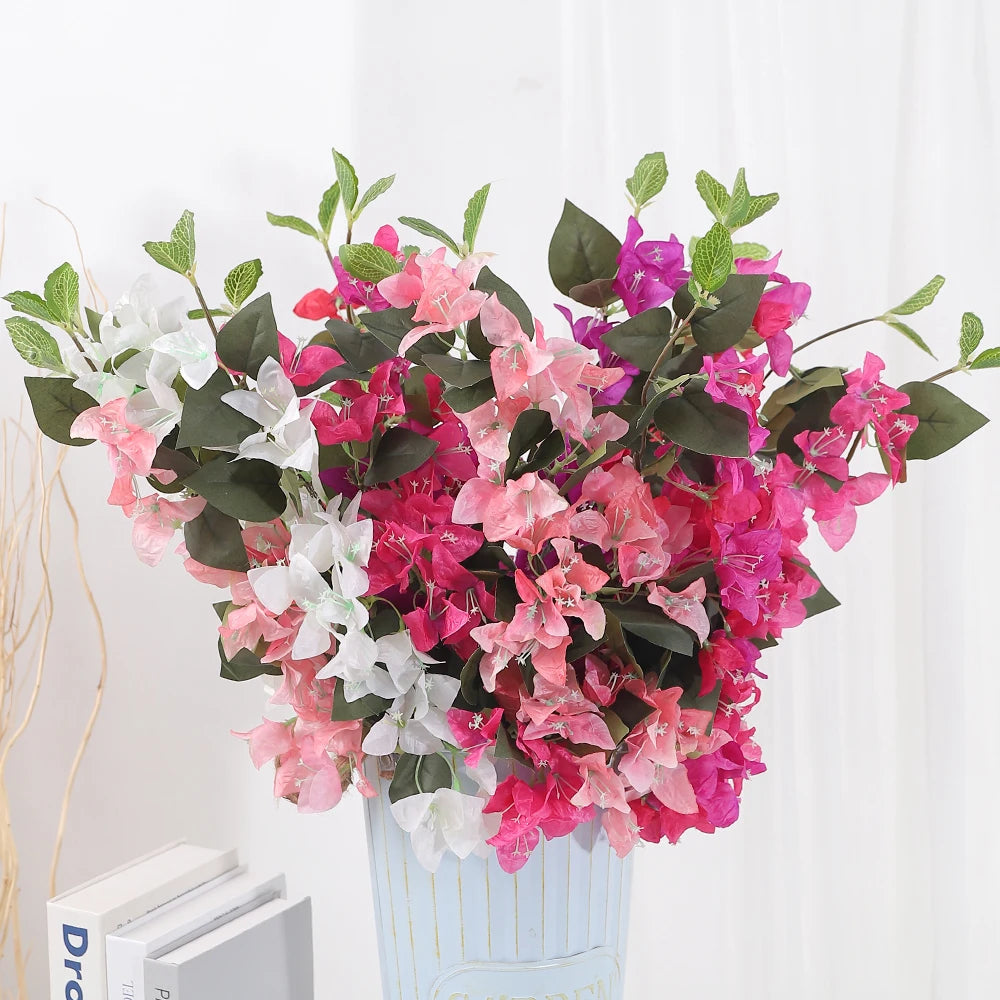 78cm Artificial Silk Butterfly Rose Flower | Home & Wedding Decor Artificial Silk Flowers Babs