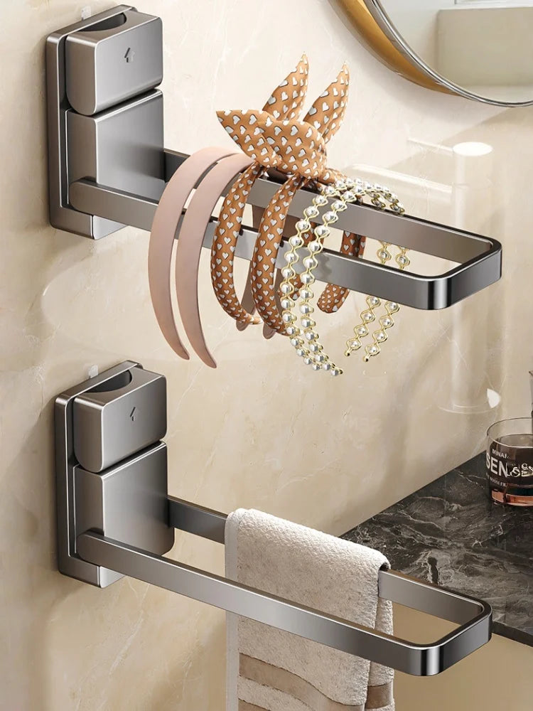 Detachable Towel Rack – Space-Saving & Damage-Free Install Towel Rack Babs