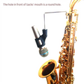 Saxophone Microphone Clip Universal Clamp Mount for Sax Microphone Clip Mount Babs Black