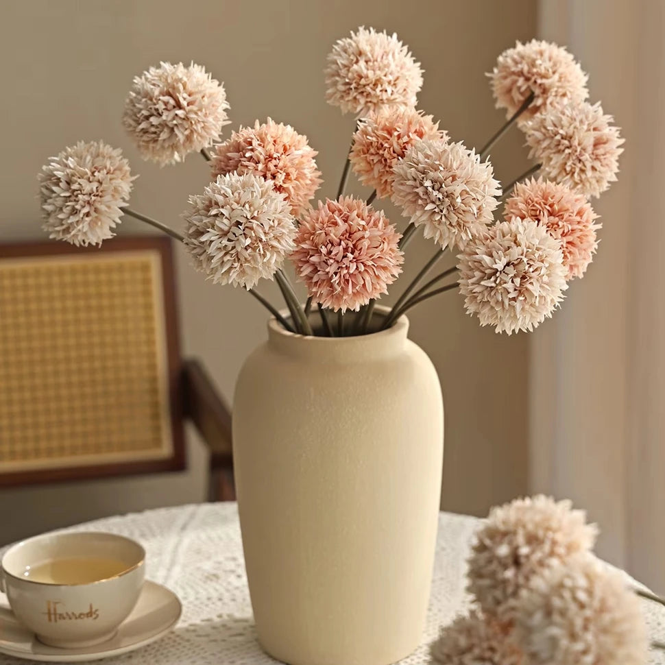 Silk Chrysanthemum Artificial Flowers – Wedding & Home Décor Artificial Flower Bouquet Babs