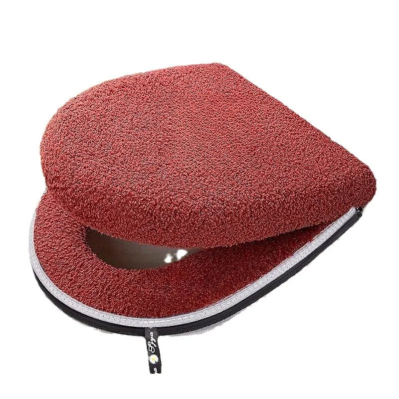 Winter Thickened Toilet Seat Cushion Set – Machine Washable Toilet Seat Cushion Babs
