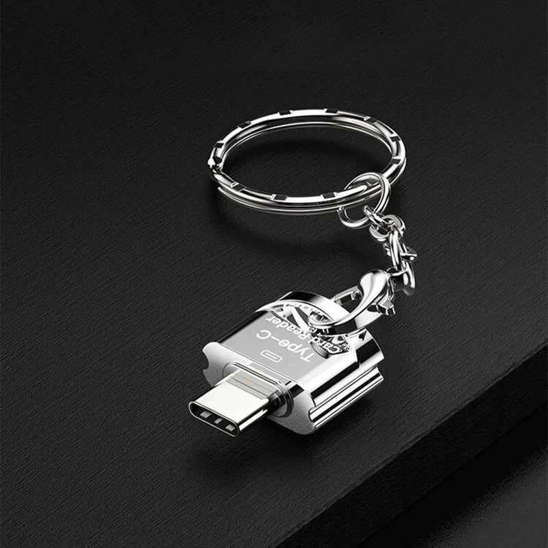 TF Card to USB-C OTG Adapter – Fast MicroSD Card Reader Memory Card Reader Babs