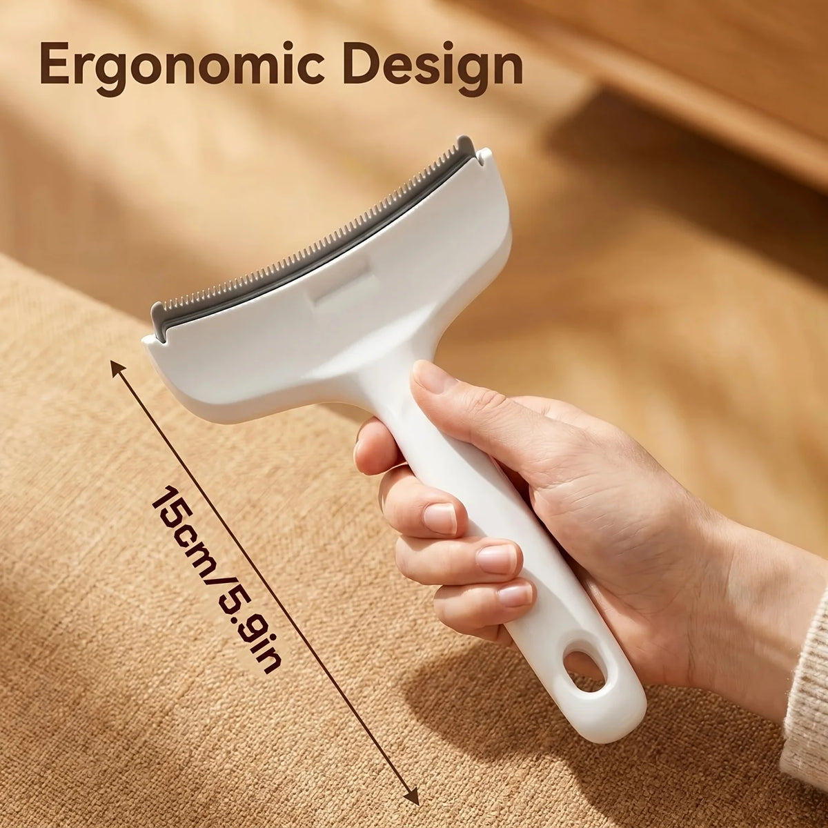 Professional Horse Grooming Brush & Hair Remover Comb Horse Grooming Brush Babs White
