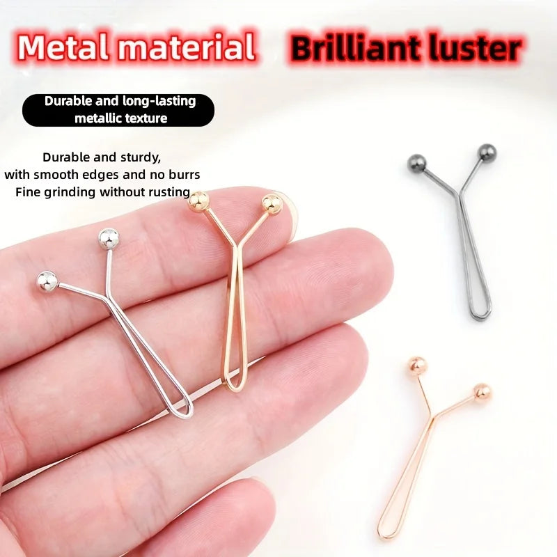 4pcs Invisible Waist Tightening Metal Clips for Jeans & Clothes Waist Adjustment Clips Babs