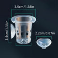 5-Pack Clear Aquarium Planting Cups with Suction Base Aquarium Planting Cups Babs 5Pcs
