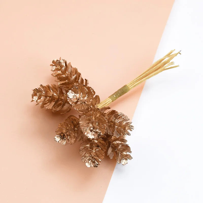 Artificial Pine Cone Branches Christmas & Wedding Decor 2/4pcs Artificial Decor Branch Babs 2 2 pcs