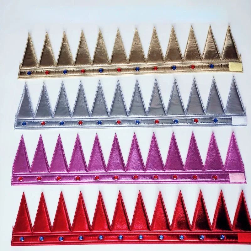 12pcs Gold King Crown Hats – Birthday & Halloween Party Set Party Crown Set Babs