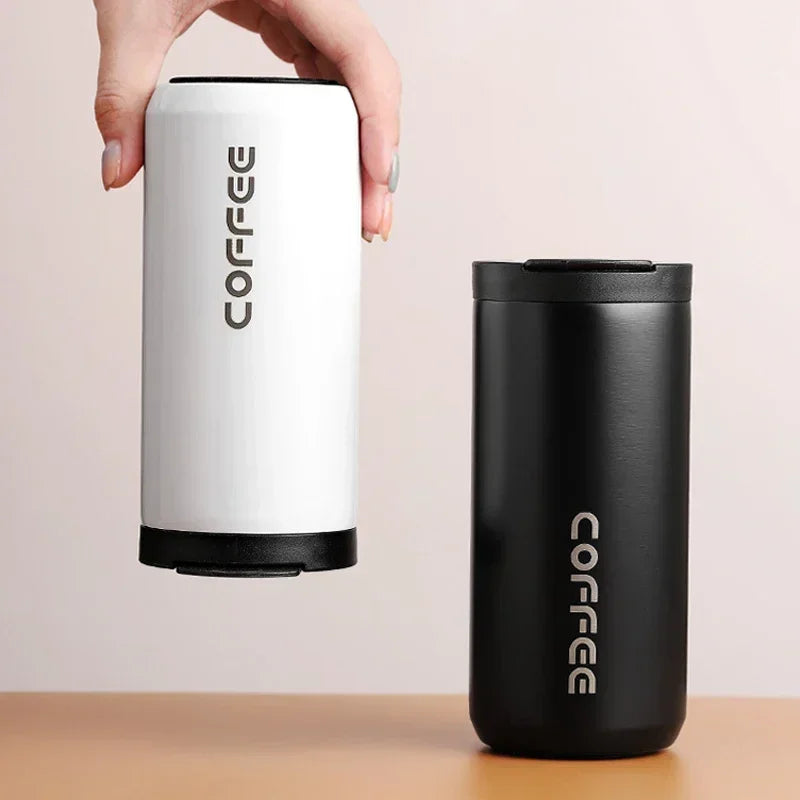 400ml Stainless Steel Vacuum Thermos Travel Mug – Leakproof Vacuum Thermos Mug Babs