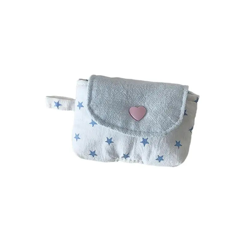 Sequined Mini Earphone & Jewelry Pouch – Snap Button Storage Bag Mini Storage Pouch Babs StyleB