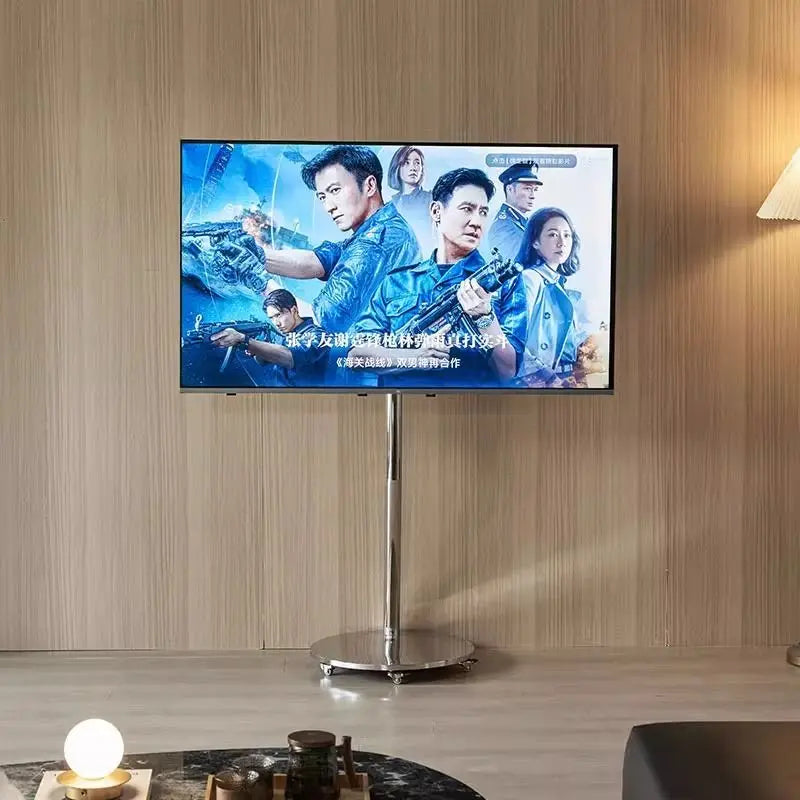 Modern Rolling TV Stand with Wheels – 40 to 65 Inch Universal Rolling TV Stand Babs