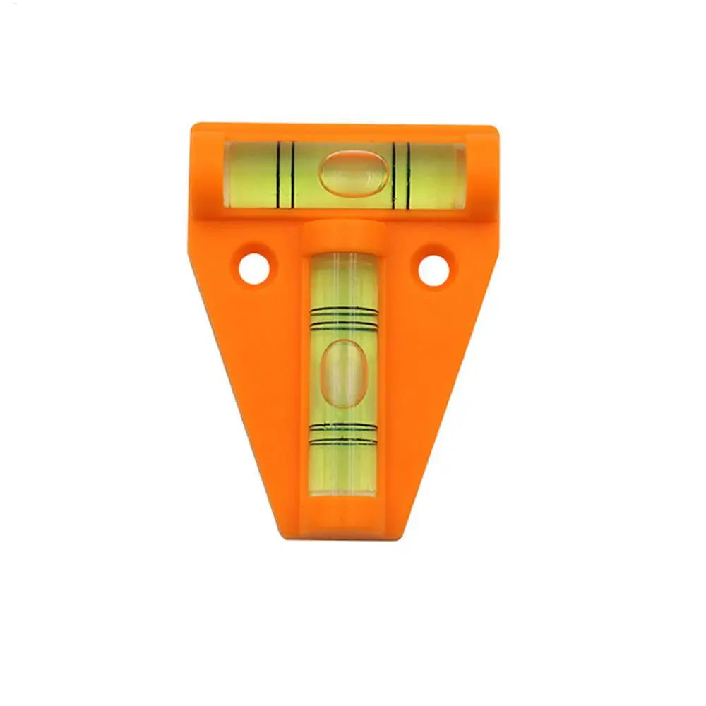 T-Type Cross Spirit Level Kit for Caravan, Camper & DIY Spirit Level Tool Babs Orange