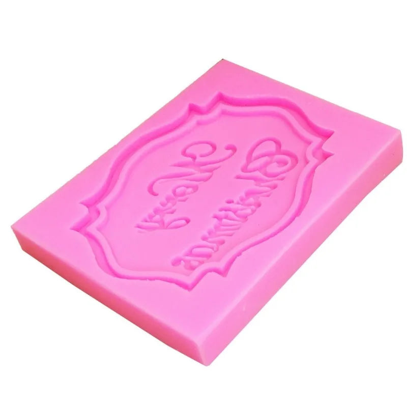 Christmas Fondant Cake Silicone Mold – 3pcs Letter Mould Cake Decorating Mold Babs