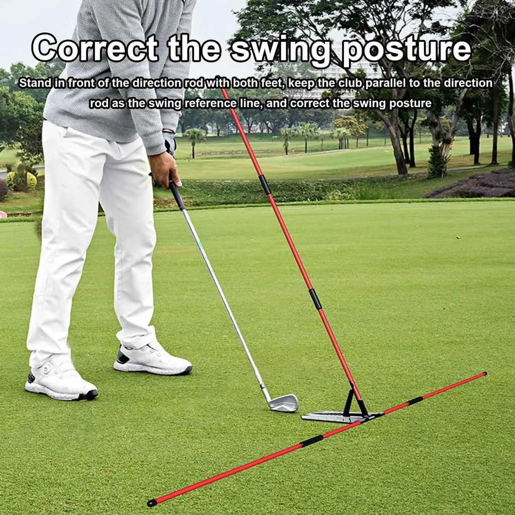 Golf Swing Alignment Stick Holder & Swing Plane Trainer Golf Training Aid Babs