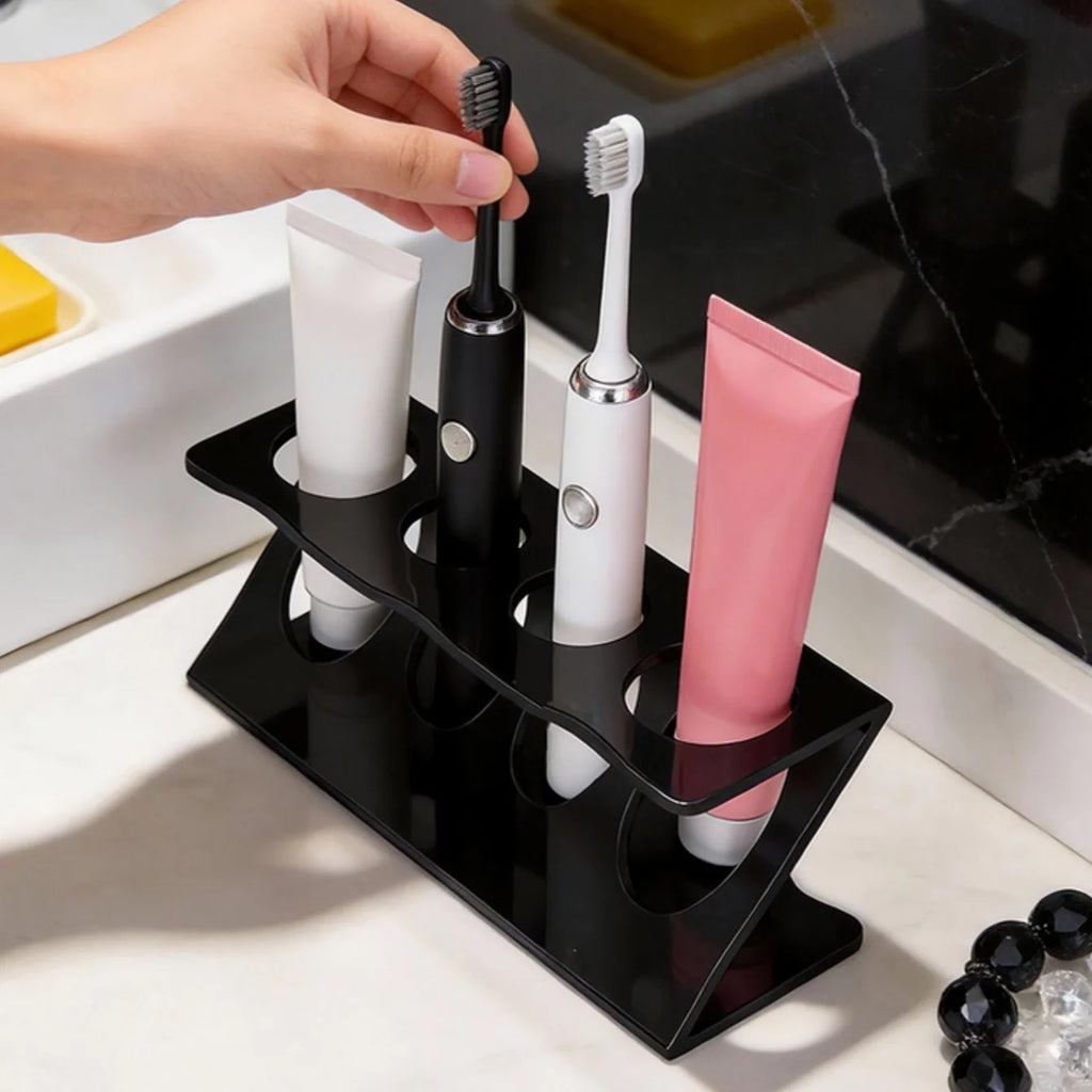 Ventilated Toothbrush Holder Stand – Bathroom Organizer Toothbrush Holder Stand Babs
