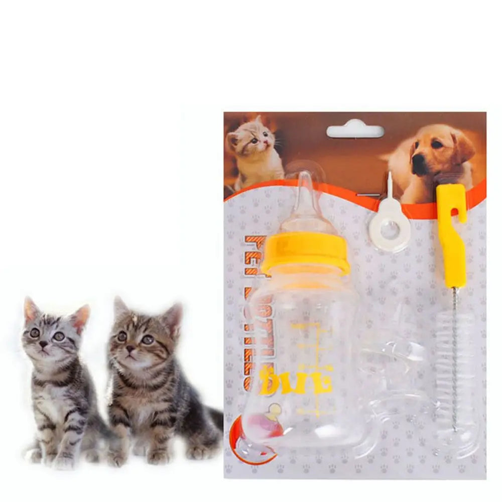Pet Nursing Bottle Set for Puppies & Kittens – 60ml Kit Pet Nursing Bottle Babs Multicolor