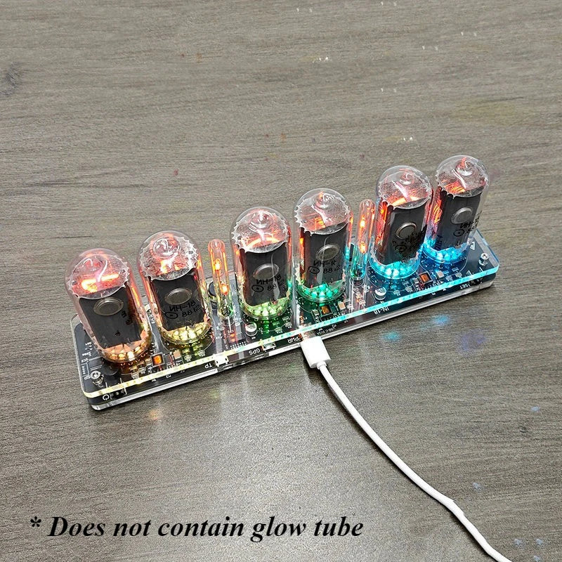 IN-18 Nixie Tube Clock Motherboard Base – 6-Position DIY Desktop Nixie Tube Clock Base Babs