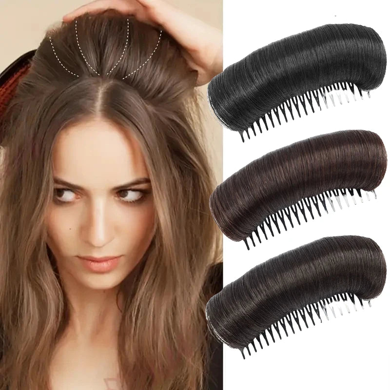Invisible Volumizing Hair Cushion Pad with Comb Insert Hair Volumizing Pad Babs