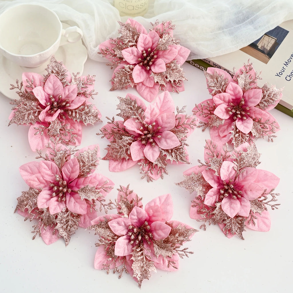 10/20 PCS Silk Artificial Rose Flower Heads | Wedding & Home Decor Artificial Flowers Babs