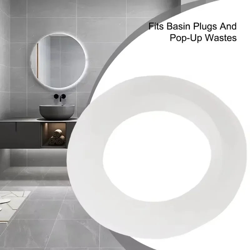 30PCS Silicone Drain Gasket Washer Set – Sink & Basin Plug Seals Drain Seal Gasket Babs