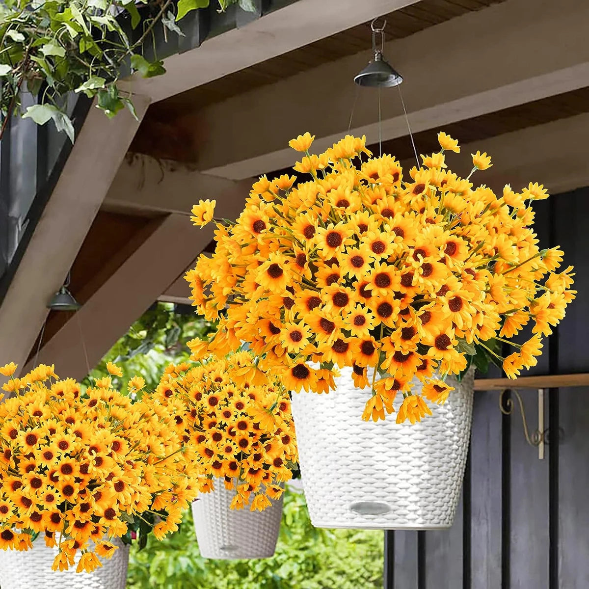 22-Head Artificial Silk Daisy Bouquet for Wedding & Home Décor Artificial Flower Bouquet Babs