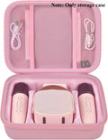 Kids Karaoke Machine Carrying Case – Fits 2 Wireless Mics Karaoke Carrying Case Babs pink