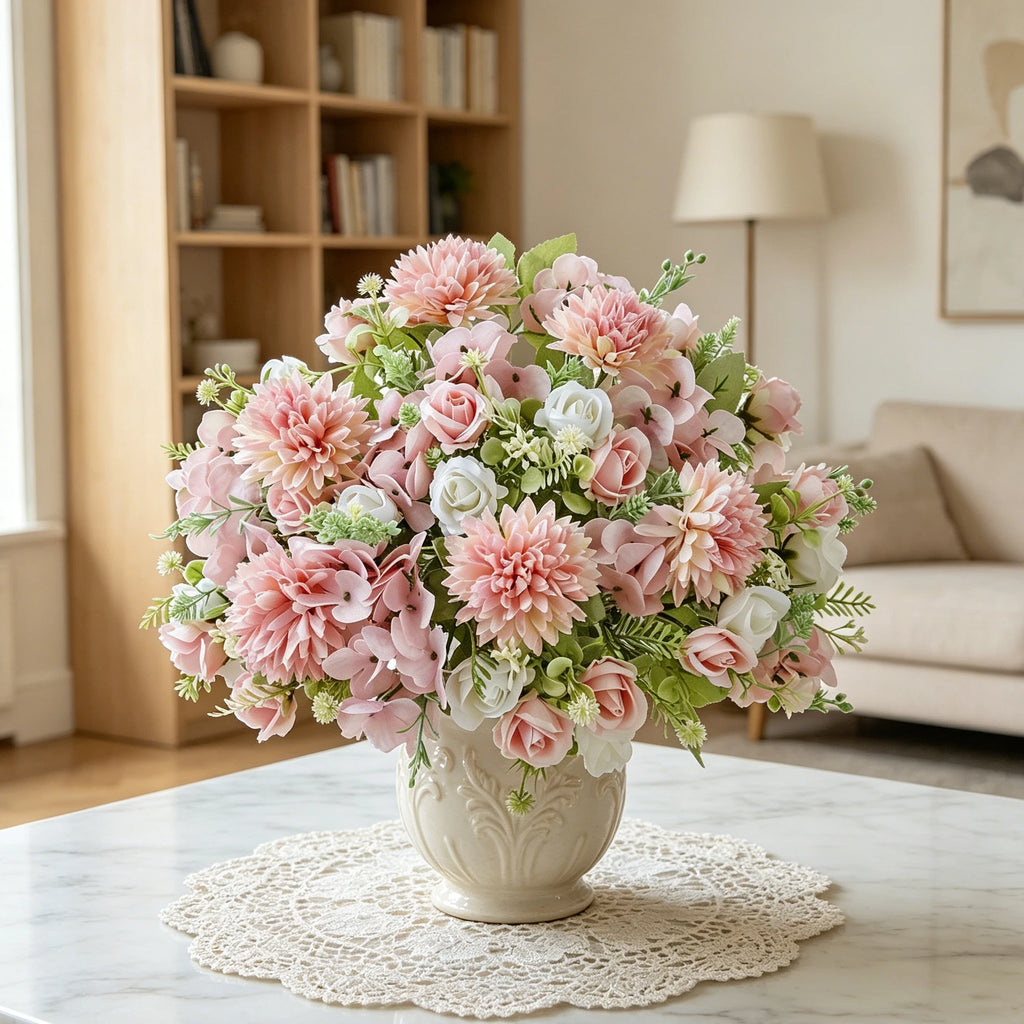 Artificial Silk Rose Bouquet for Wedding & Home Décor Artificial Silk Flowers Babs