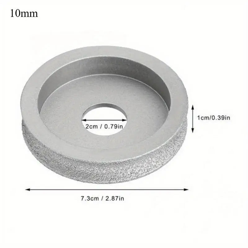 Diamond Grinding Disc Half Round 75mm – Dry & Wet Use Diamond Grinding Disc Babs 10mm