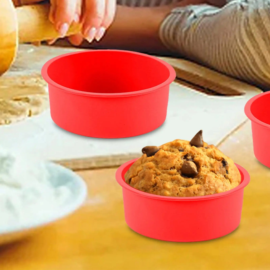 Round Silicone Cake Mold – 4 & 6 Inch Mousse Baking Pan Silicone Cake Mold Babs