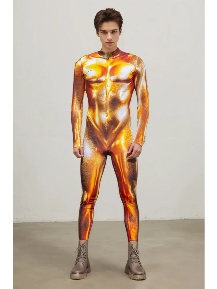 Steampunk Armor Bodysuit Cosplay Tights – Halloween Costume Cosplay Costume Bodysuit Babs B 7T-8T