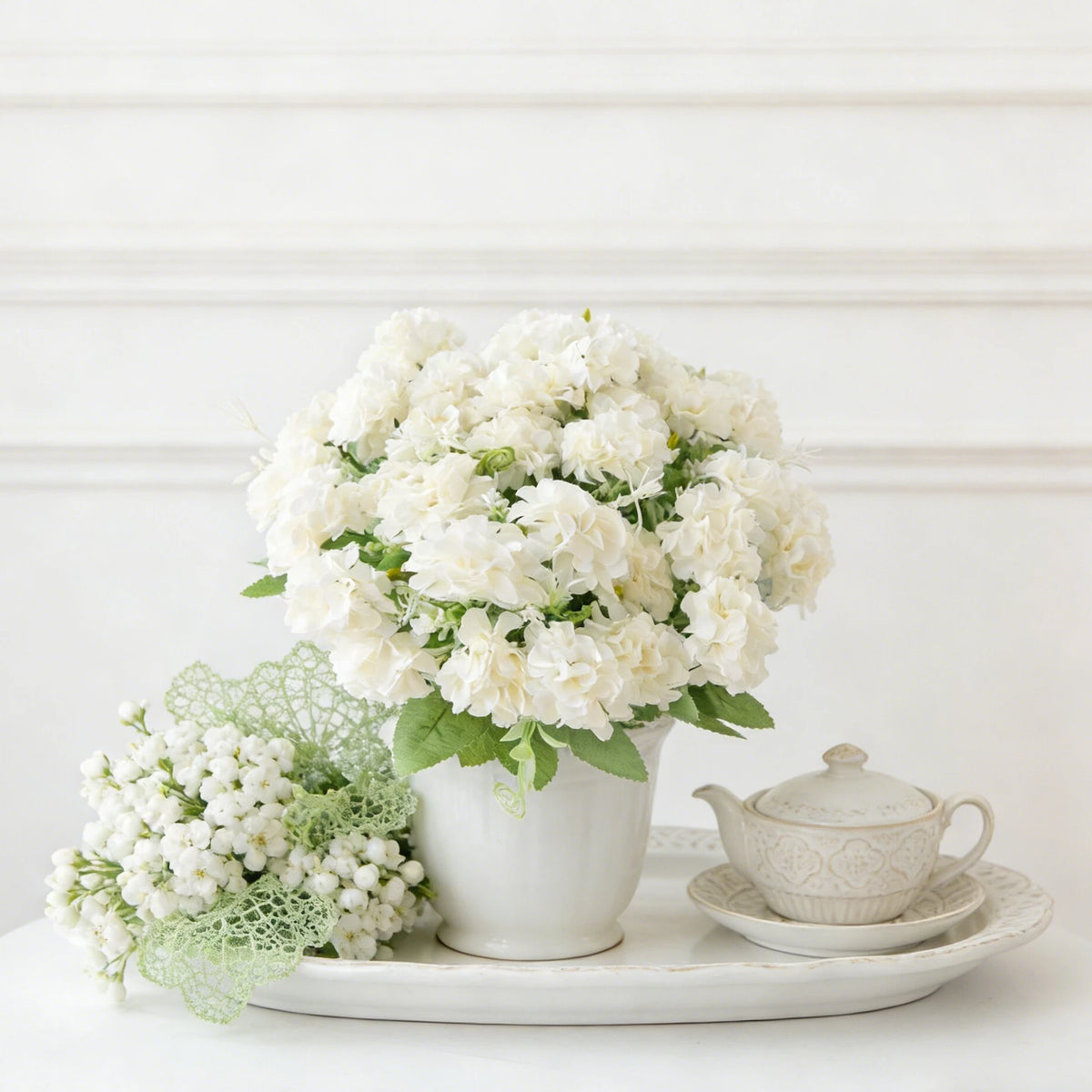 Silk Hydrangea Artificial Flowers – Wedding & Home Décor Artificial Silk Flowers Babs