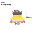 eDP 30Pin to 40Pin Converter Cable Adapter | 2 Lanes, 0.5mm Display Converter Cable Babs A1
