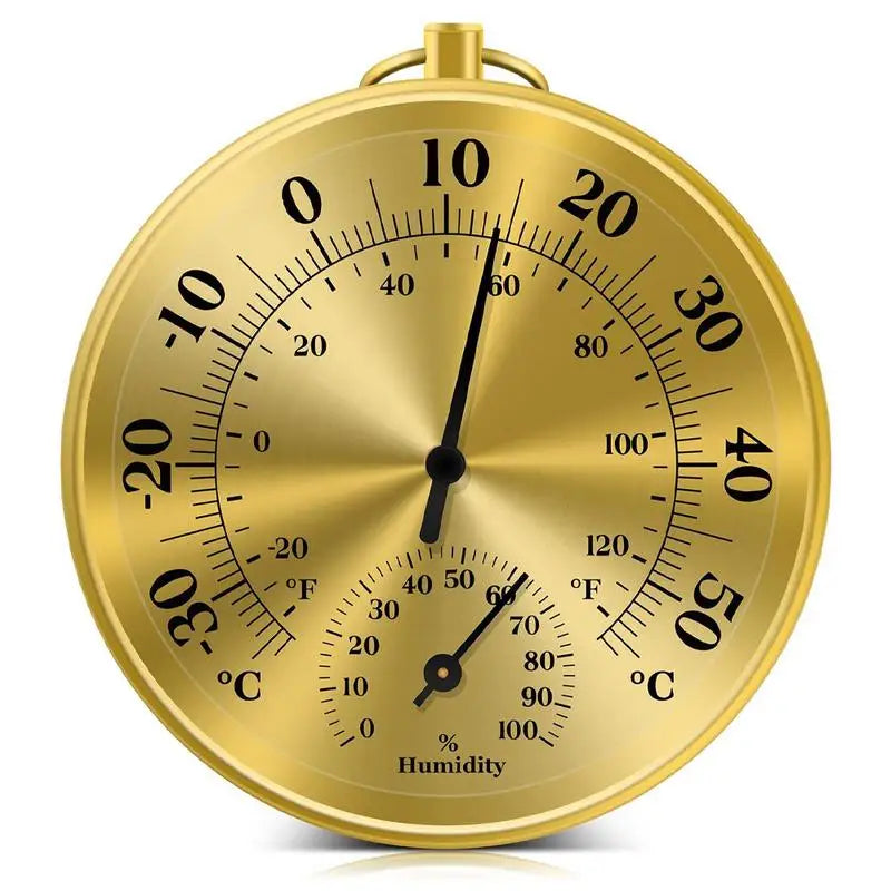 10CM Analog Wall Thermometer Hygrometer for Home & Garden Thermometer Hygrometer Babs 1pc