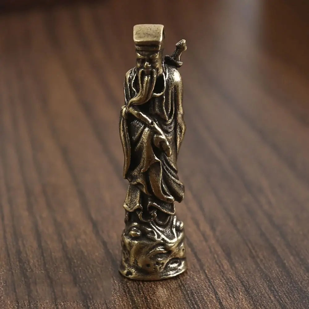 Handmade Copper Buddha Sculpture Pendant & Miniature Décor Buddha Figurine Babs