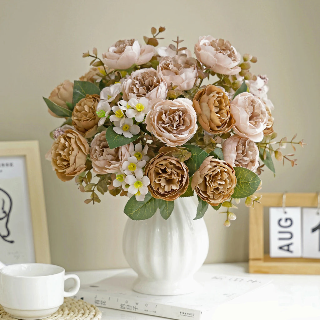 Artificial Silk Peony Flowers for Wedding & Home Décor Artificial Silk Flowers Babs