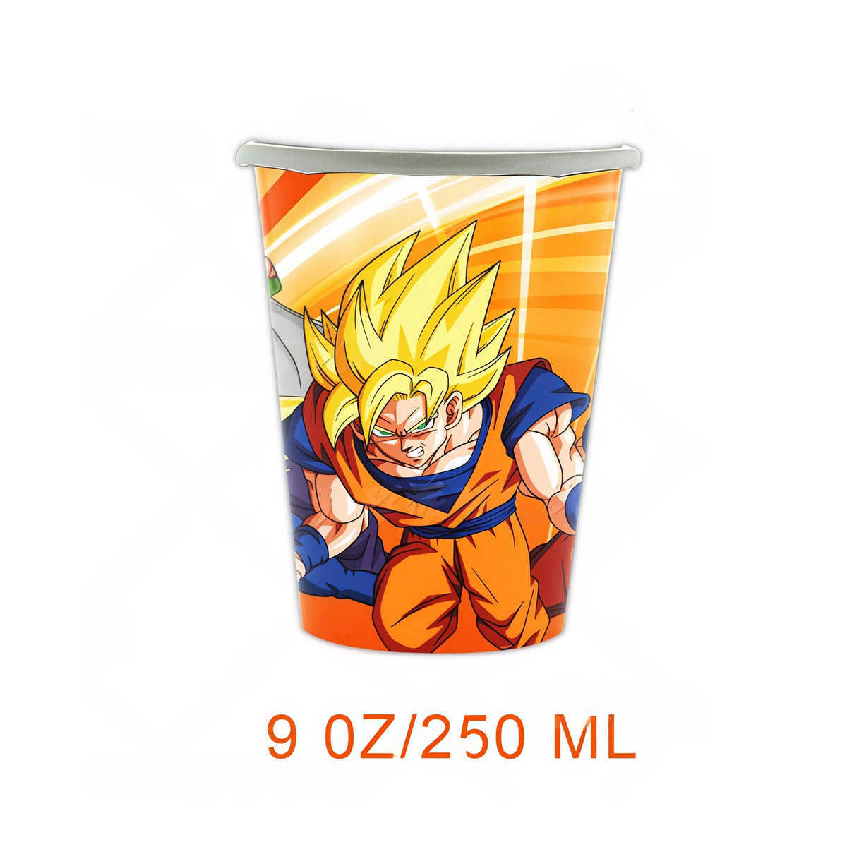 Dragon Ball Z Birthday Party Supplies – Goku Balloons, Cups & Plates Party Supply Set Babs 10pcs Cups