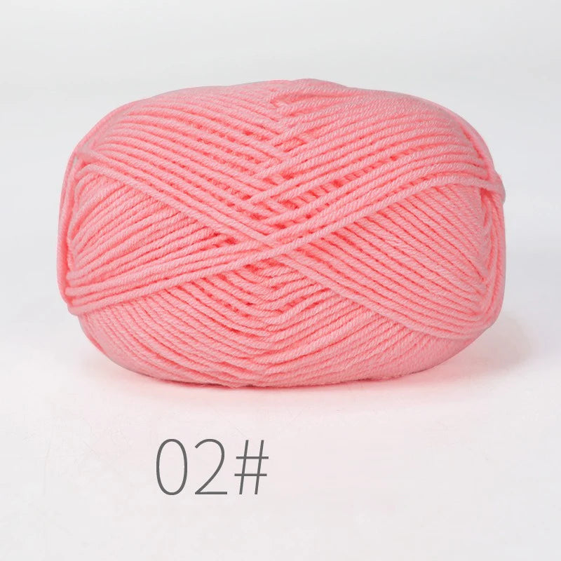 10 Balls 500g Soft Milk Cotton Yarn for Knitting & Crochet